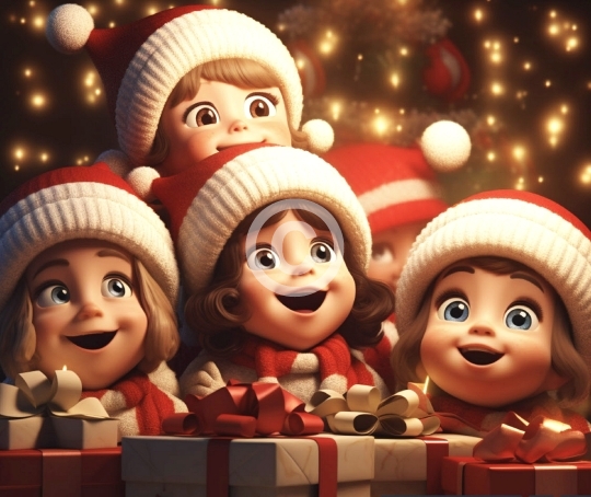 Four dolls as a Christmas gift