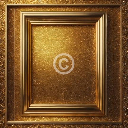 Gorgeous gold frame for editing, _insert_ing, painting or Text